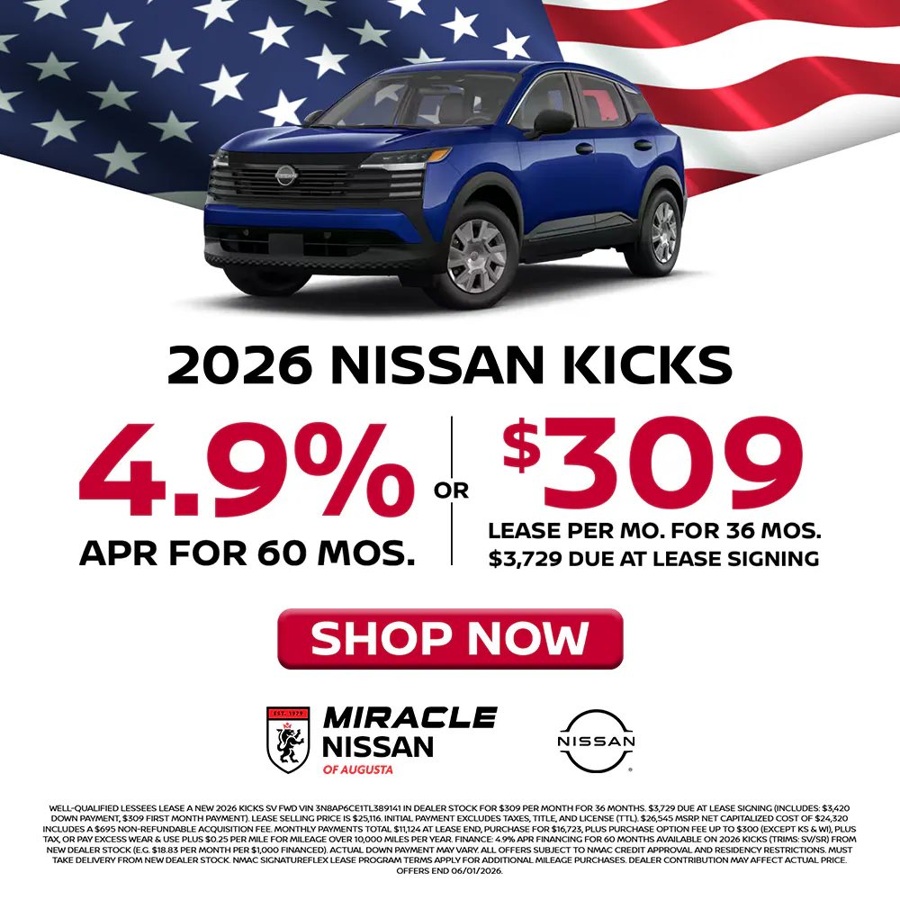 2026 New Nissan Kicks