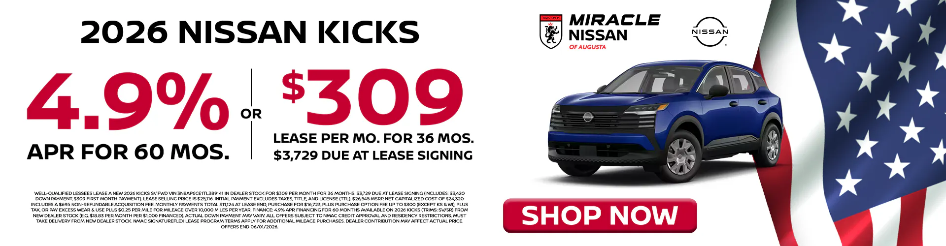 2026 New Nissan Kicks