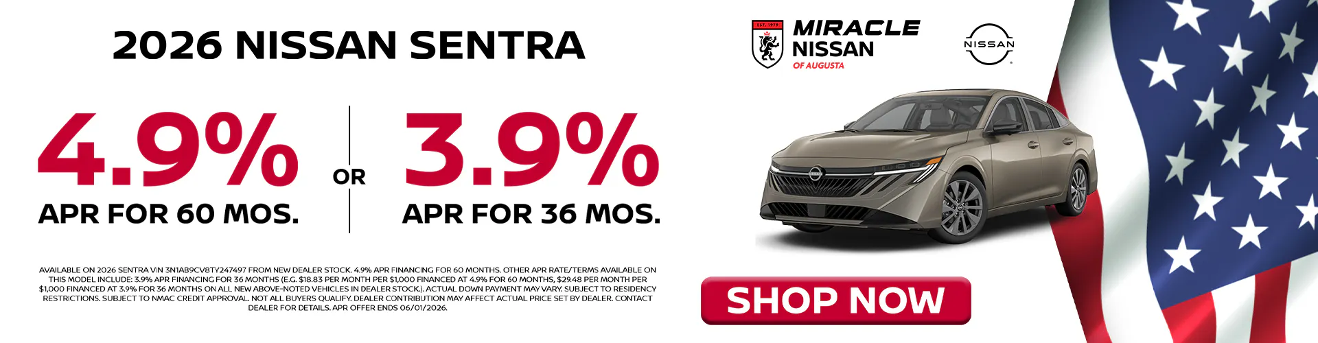 2026 New Nissan Sentra