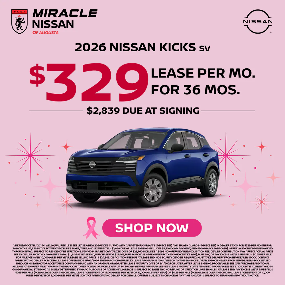 2026 New Nissan Kicks SV FWD