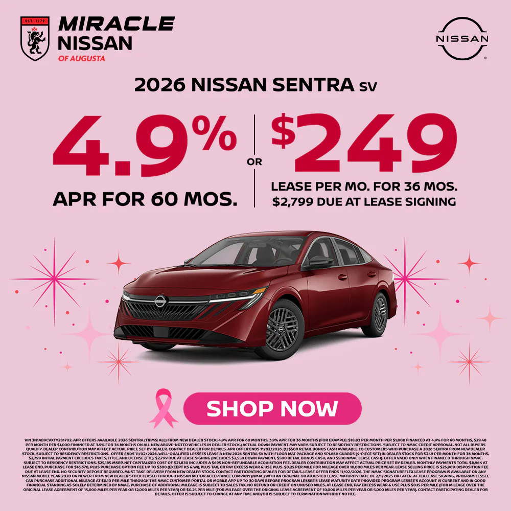 2026 New Sentra SV