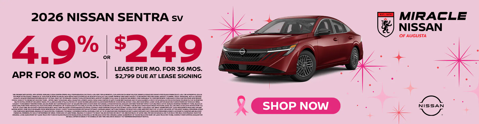 2026 New Sentra SV
