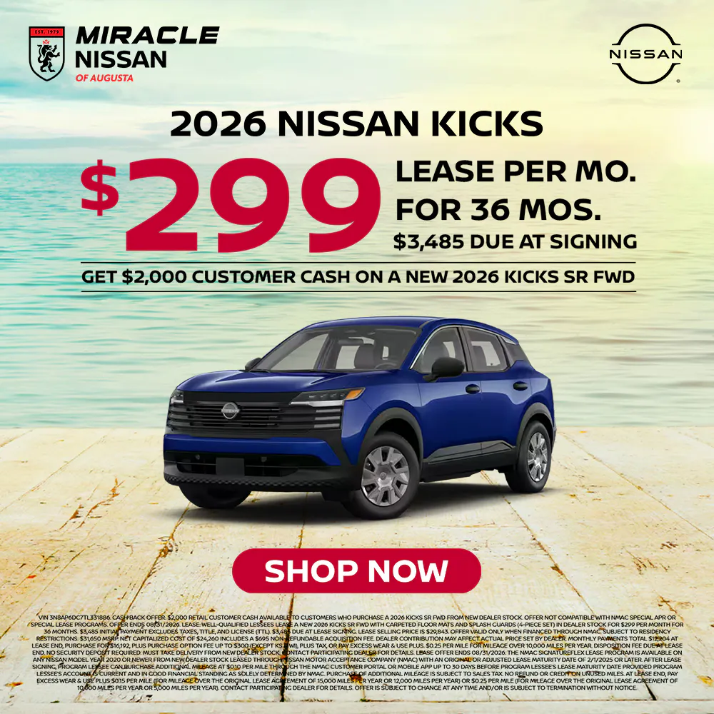 2026 New Nissan Kicks SR