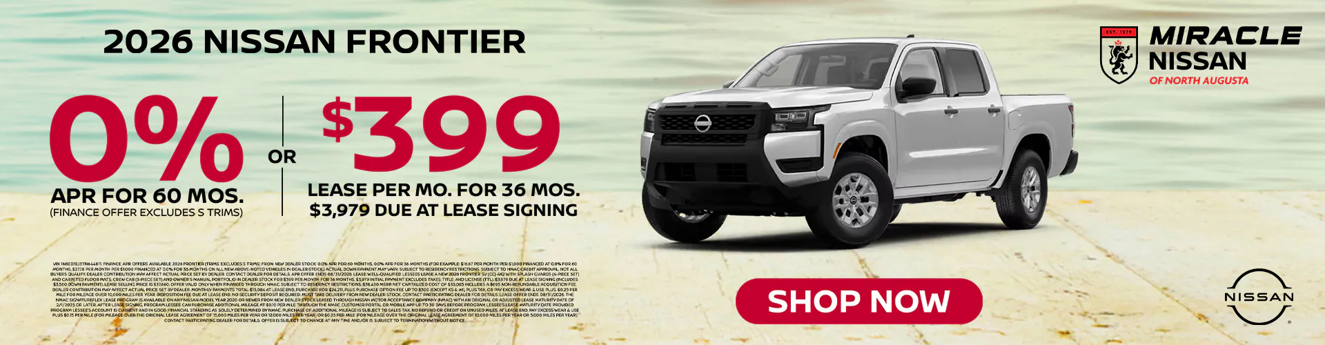 2026 New Nissan Frontier
