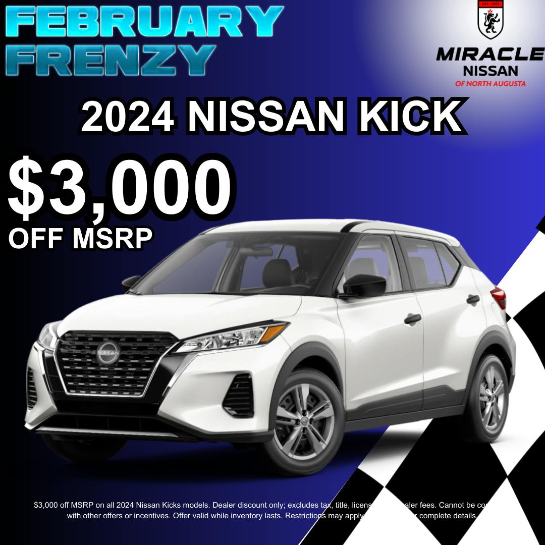 Nissan Kicks | Miracle Nissan of North Augusta