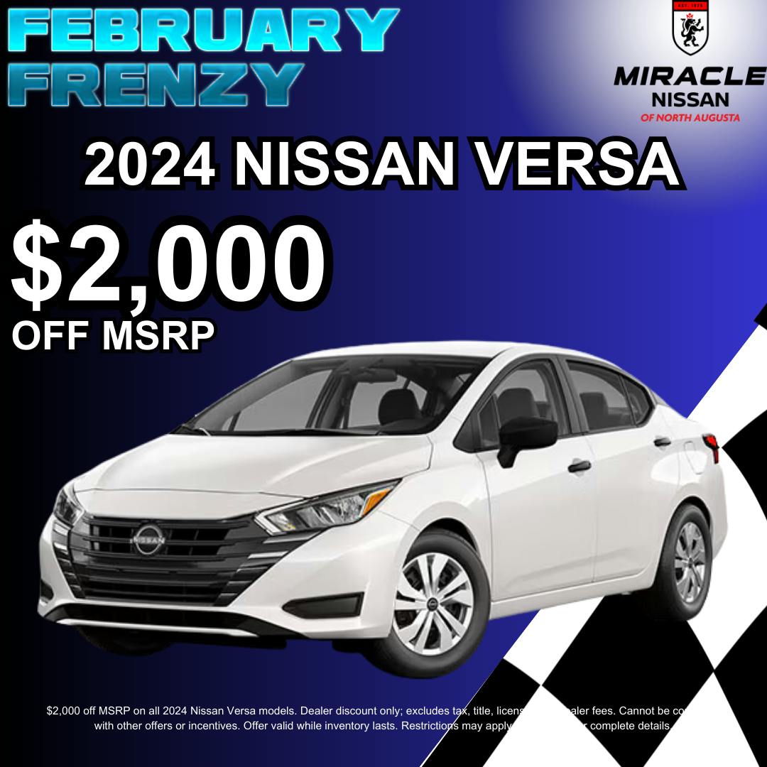 Nissan Versa | Miracle Nissan of North Augusta