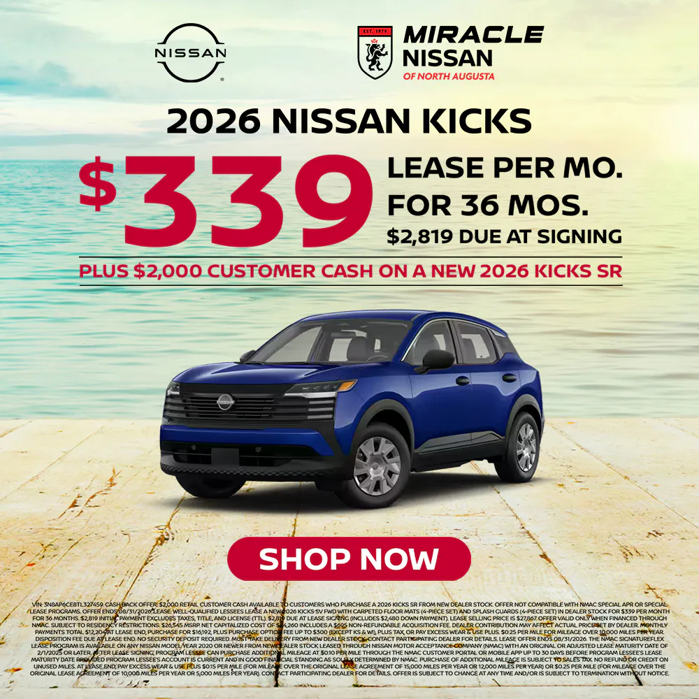 2026 New Nissan Kicks SV FWD