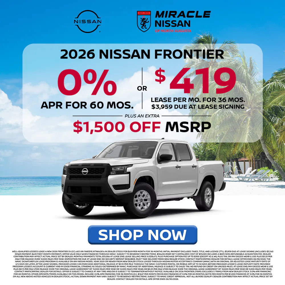 2026 New Nissan FRONTIER