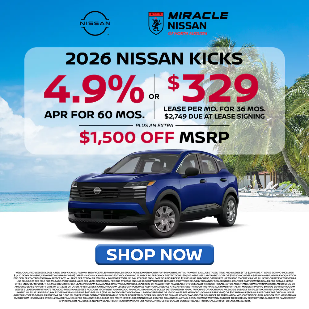 2026 New Nissan Kicks