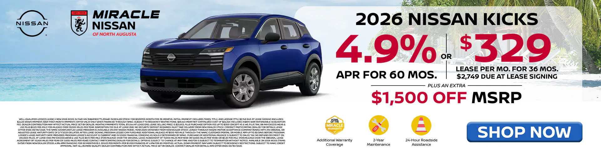 2026 New Nissan Kicks