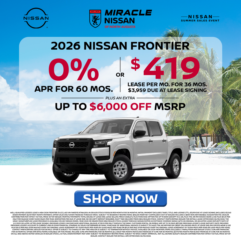New 2026 Nissan Frontier