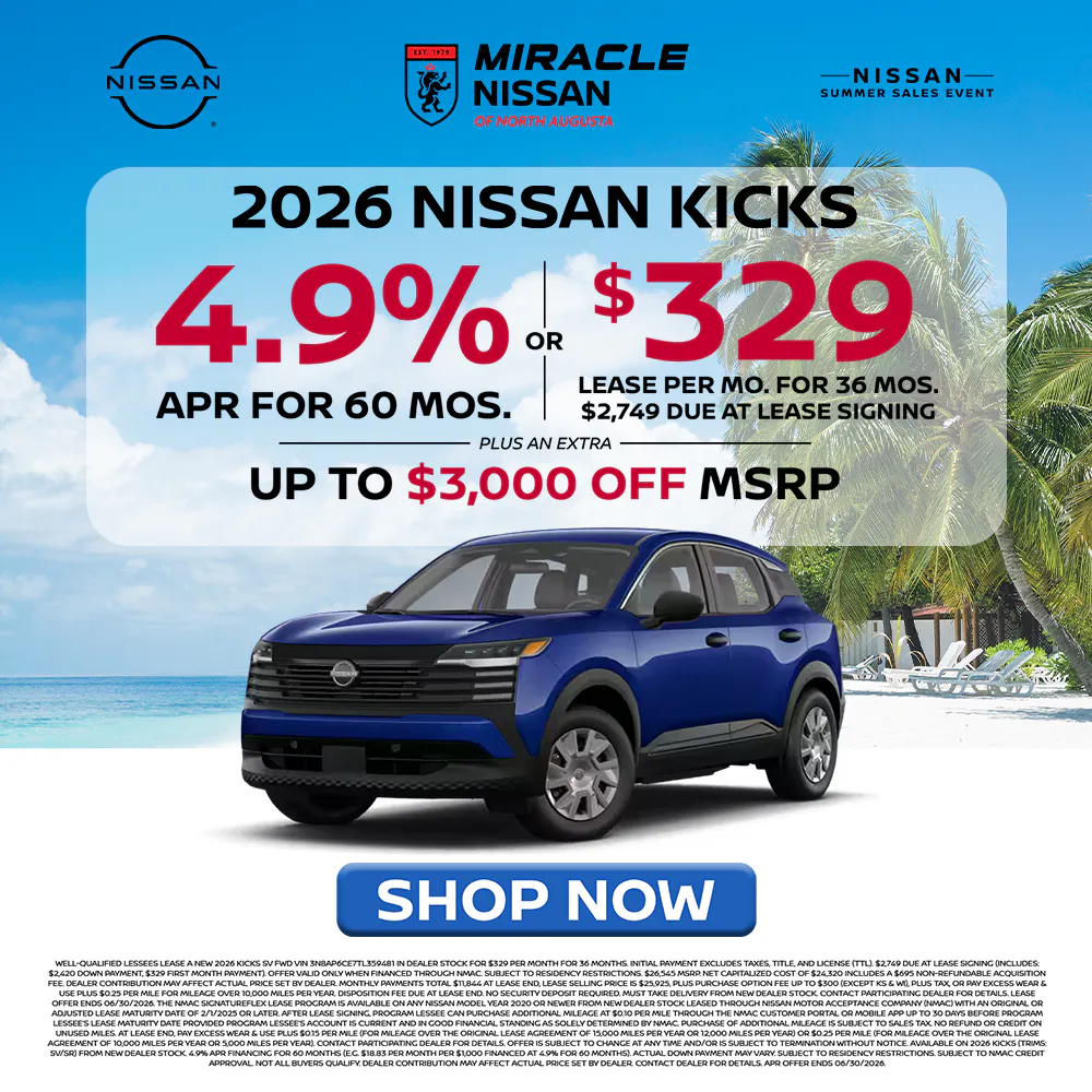2026 New Nissan Kicks