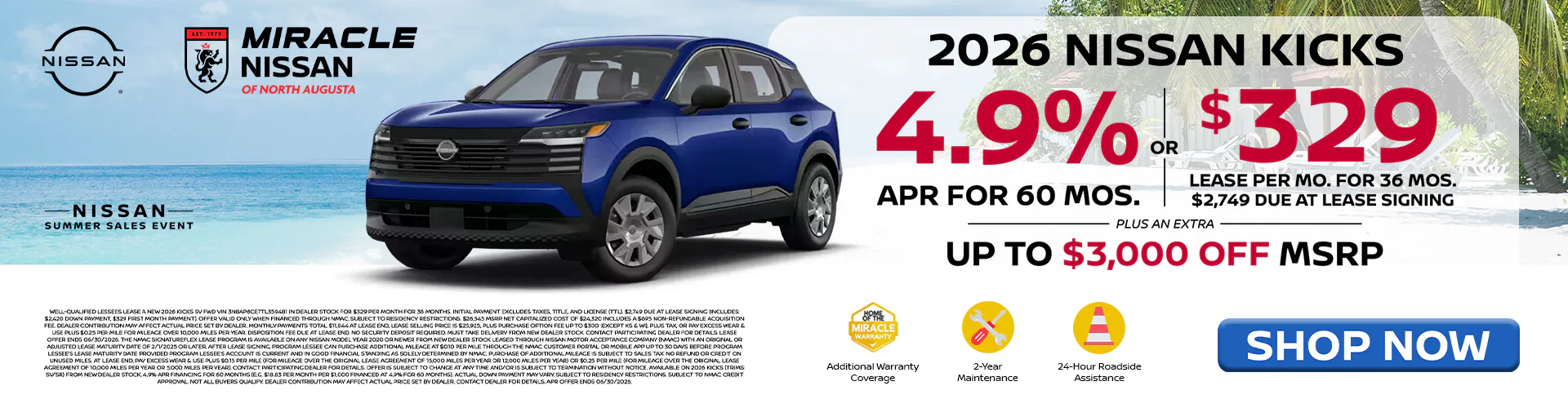 2026 New Nissan Kicks