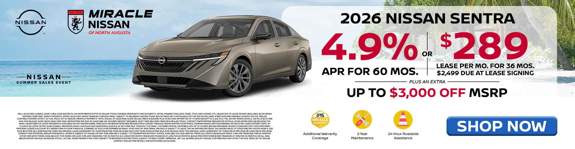 2026 New Nissan Sentra