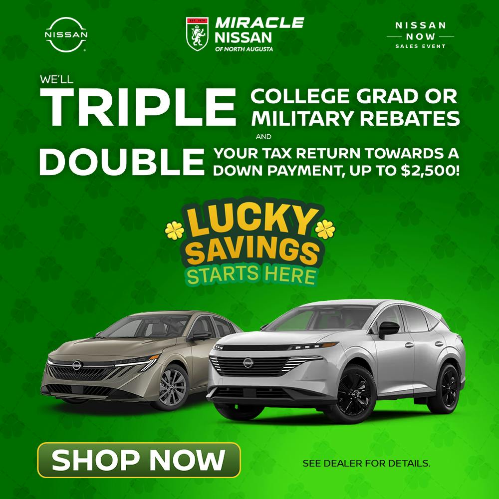WE’LL TRIPLE COLLEGE GRAD OR MILITARY REBATES AND DOUBLE YOUR TAX RETURN TOWARDS A DOUBLE DOWN PAYMENT, UP TO $2,500