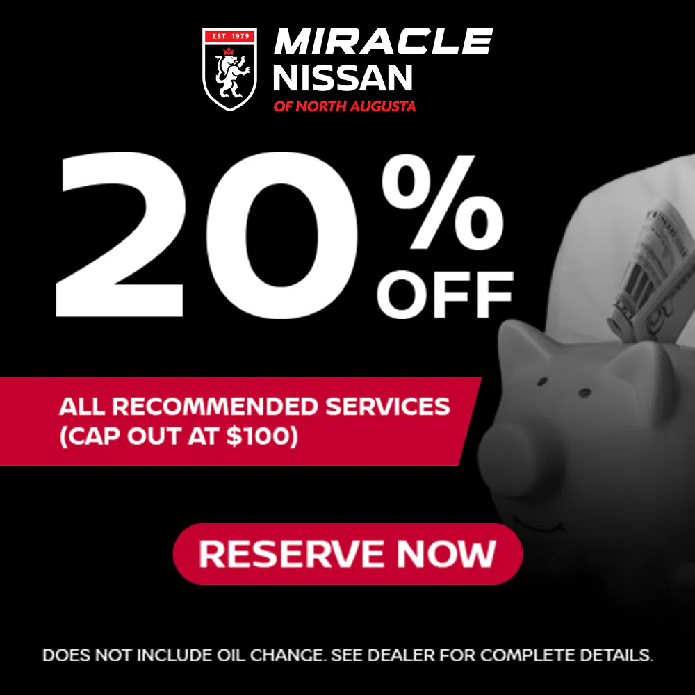 20% Off | Miracle Nissan of North Augusta