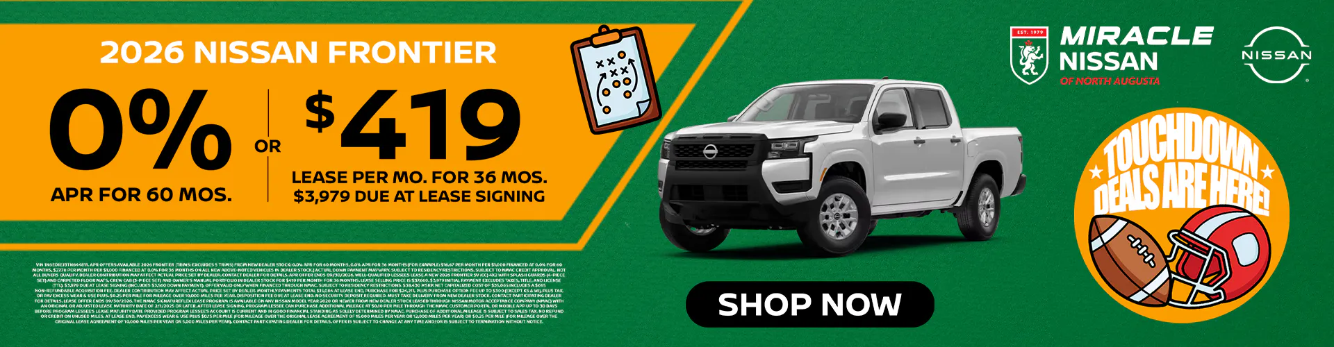 2026 New Nissan Frontier SV