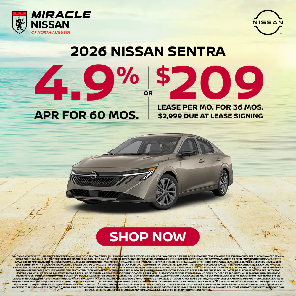 2026 New Nissan Sentra
