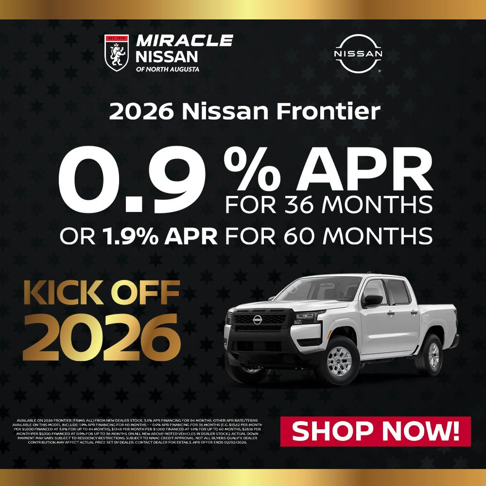 2025 Nissan Frontier 0.9%