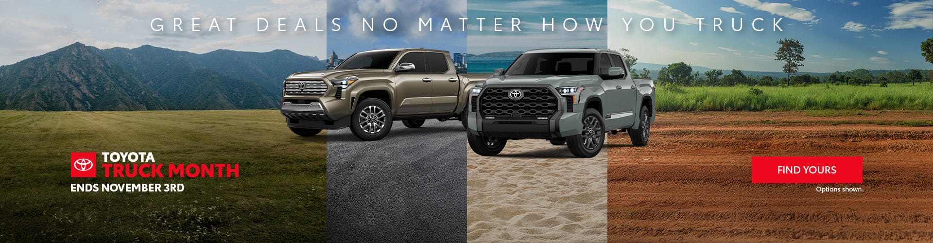 Great Deals No Matter How You Truck