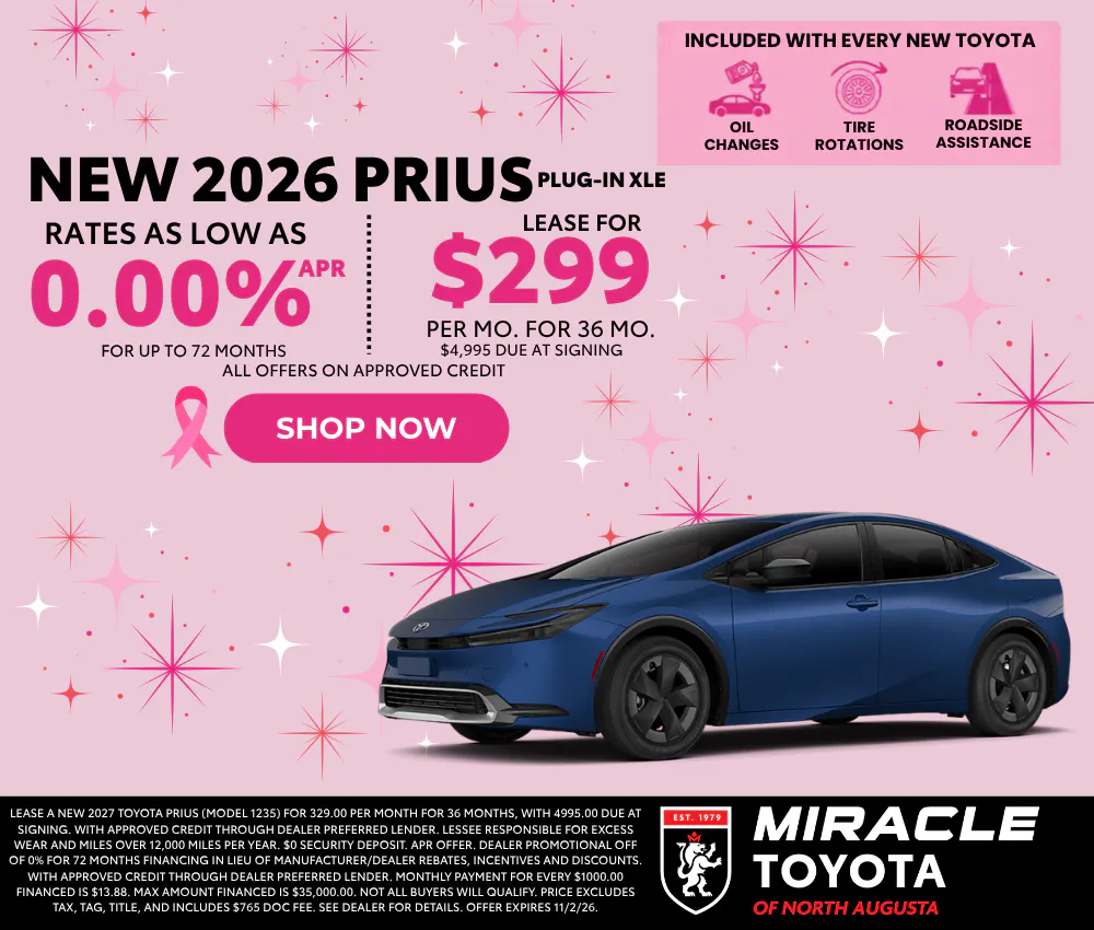 2026 New Toyota Prius | Miracle Toyota of North Augusta
