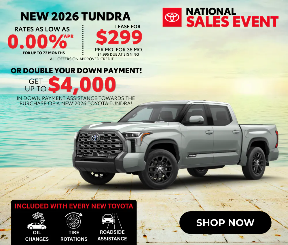2026 New Toyota Tundra Aug