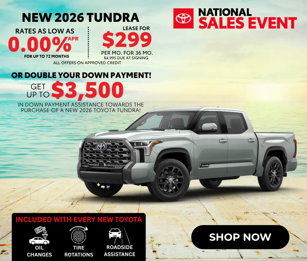 2026 New Toyota Tundra Aug