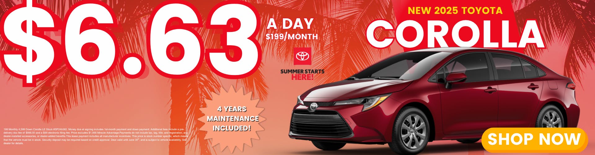 Corolla Deal – June