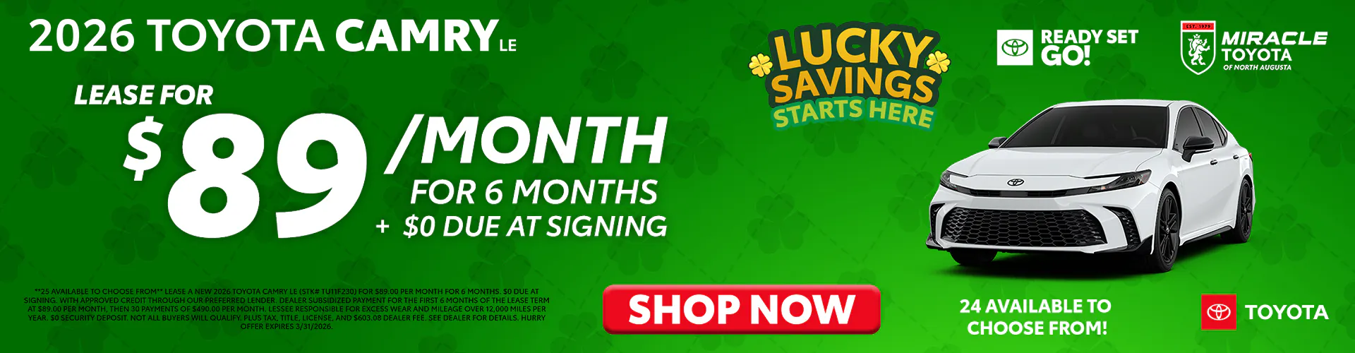 2026 Toyota Camry LE