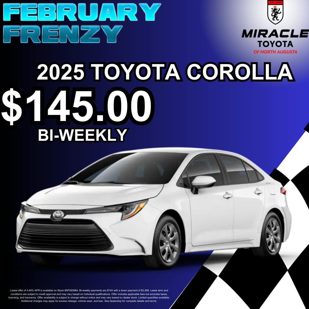 Corolla | Miracle Toyota of North Augusta