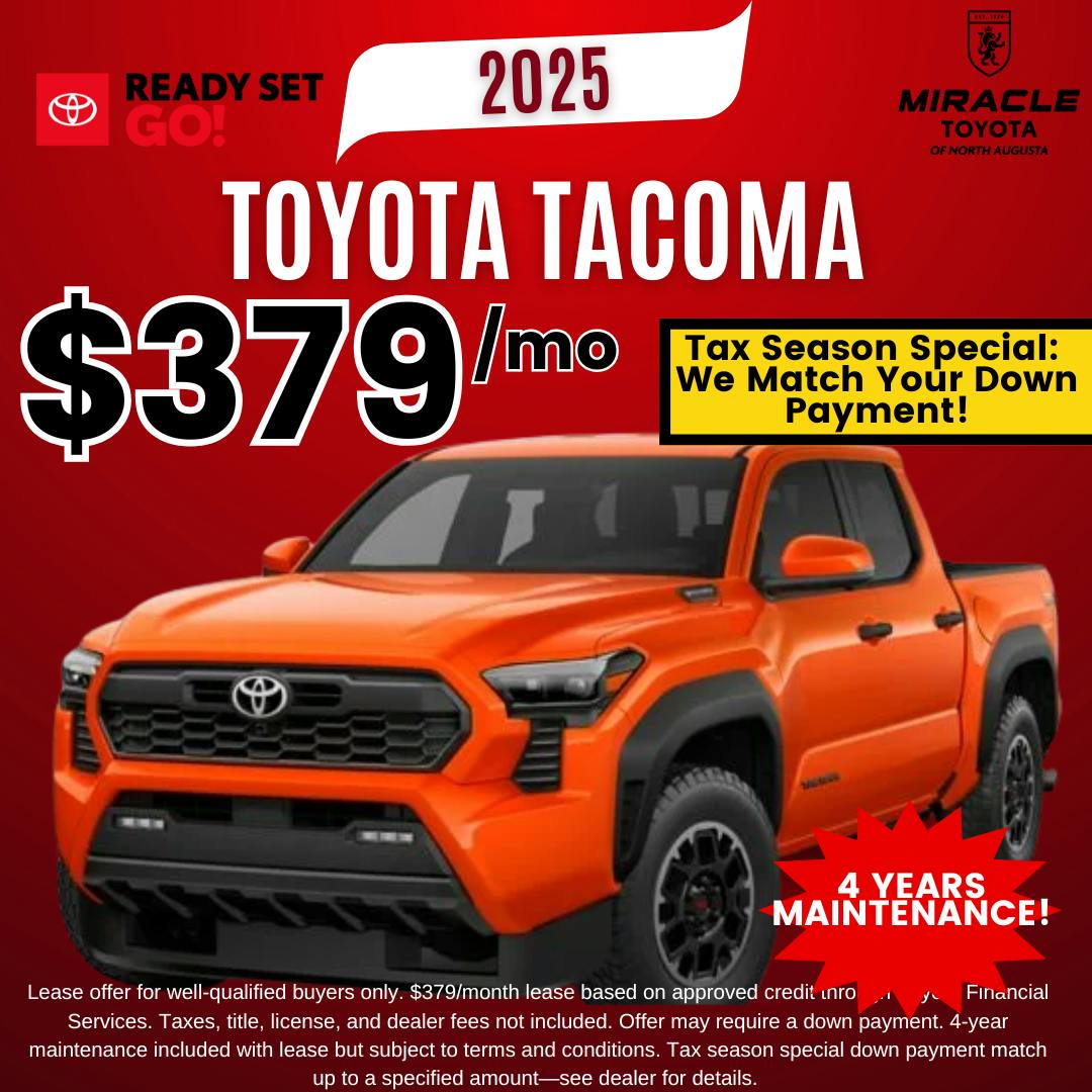 Toyota Tacoma – March | Miracle Toyota of North Augusta