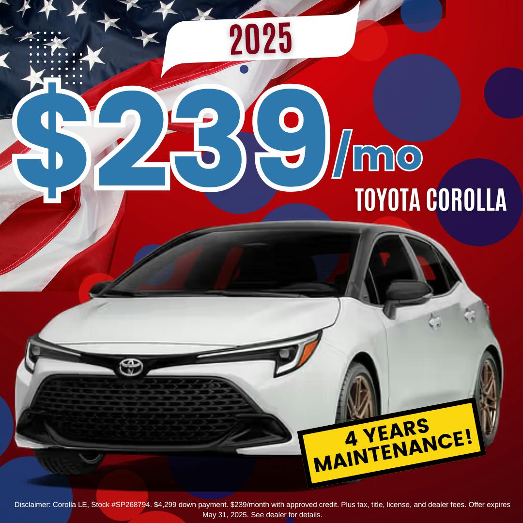 Toyota Corolla – May