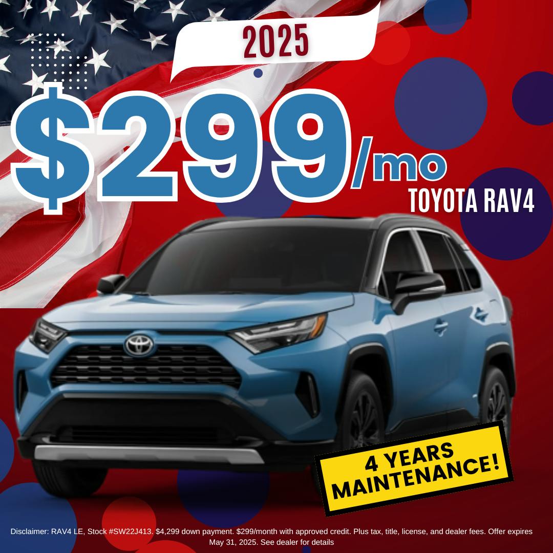 Toyota RAV4- May
