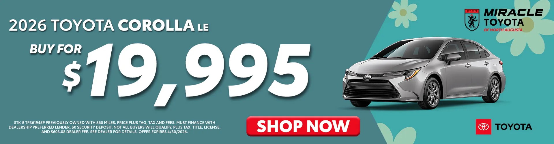 2026 Toyota Corolla LE