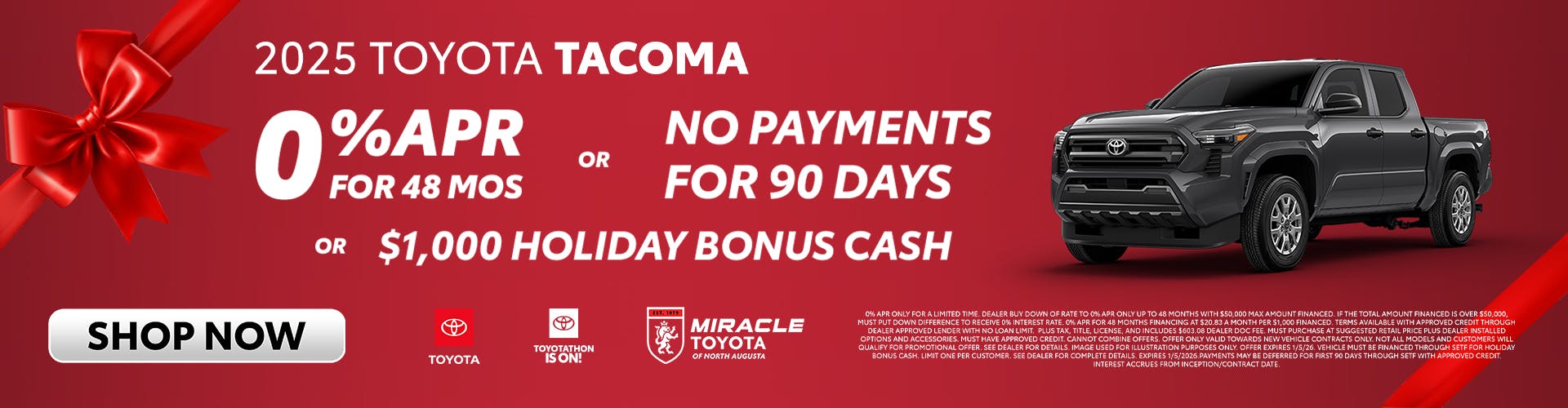 2025 Toyota Tacoma Dec