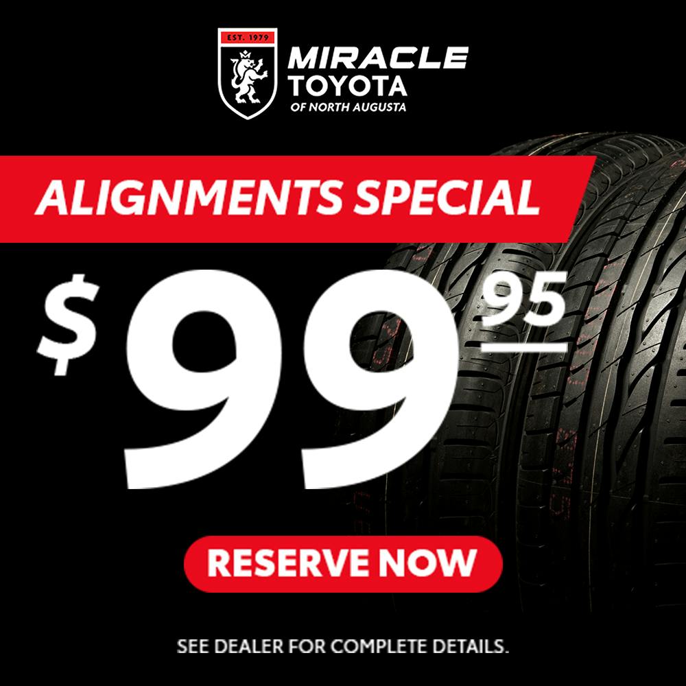 Alignment Special | Miracle Toyota of North Augusta