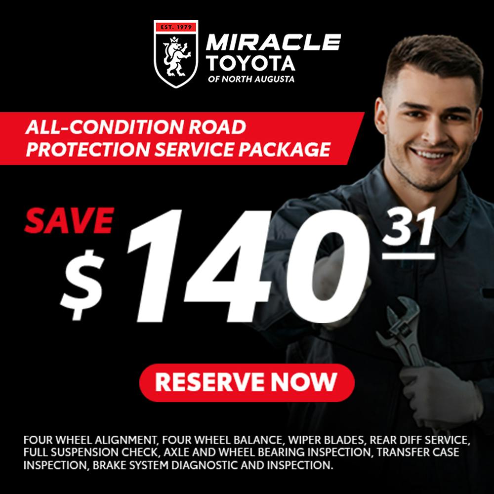 Road Protection | Miracle Toyota of North Augusta