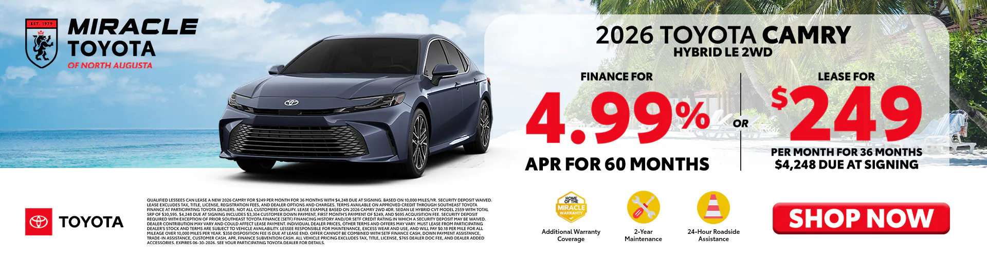 2026 New Toyota Camry