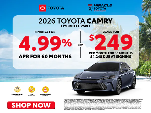 2026 New Toyota Camry Offer