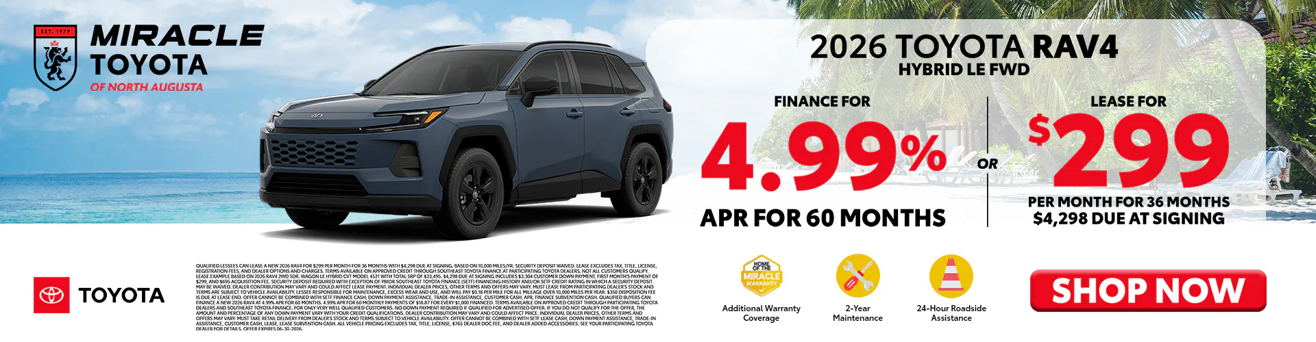 2026 New Toyota RAV4 june