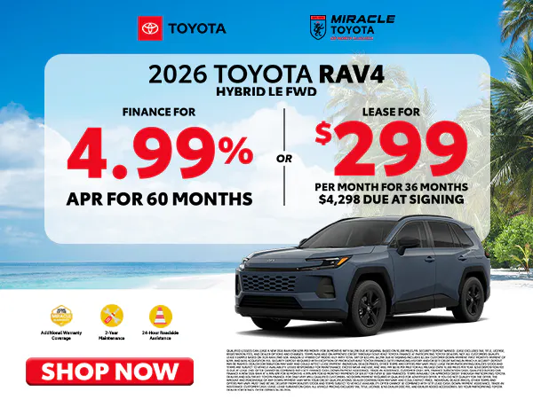 2026 New Toyota RAV4 Offer