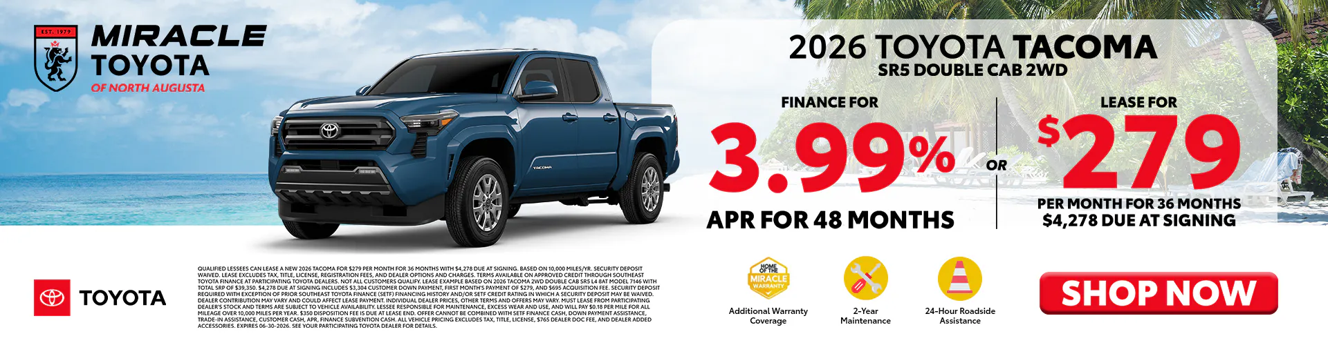 2026 New Toyota Tacoma