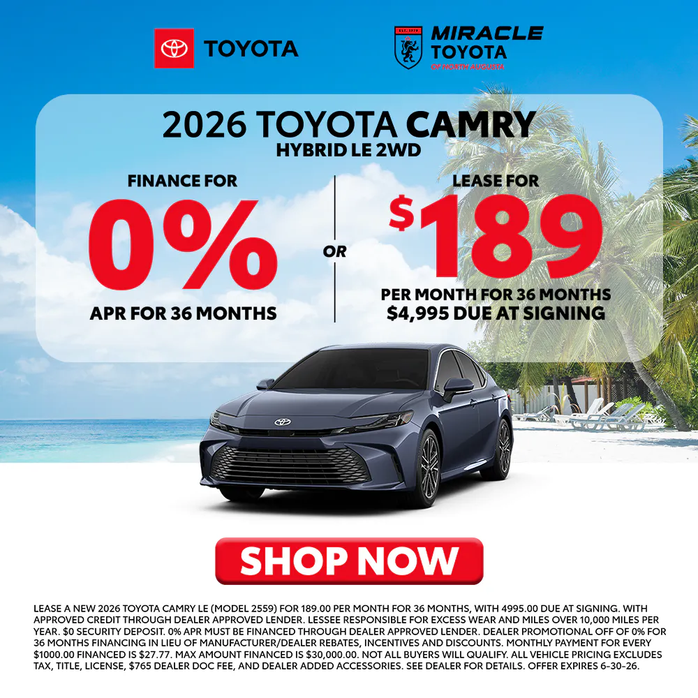 2026 New Toyota Camry