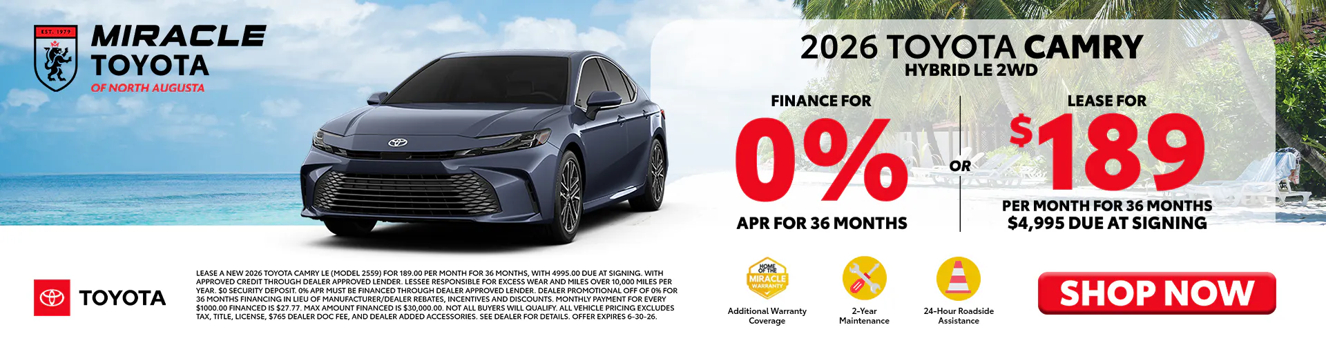 2026 New Toyota Camry