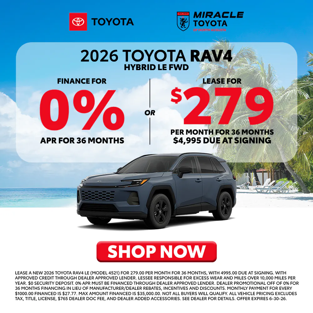 2026 New Toyota RAV4 june