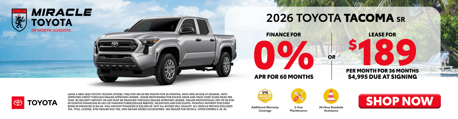2026 New Toyota Tacoma