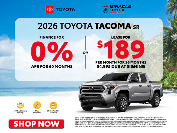 2026 New Toyota Tacoma Offer