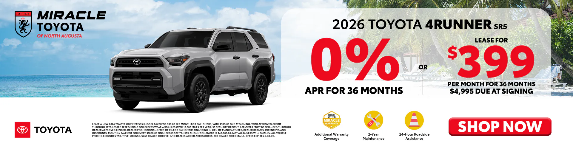 2026 New Toyota 4Runner