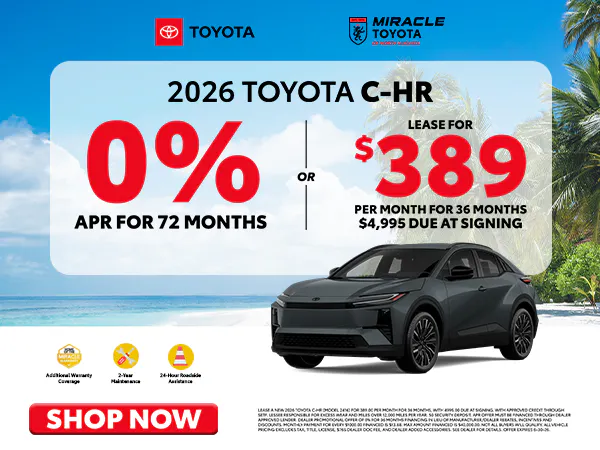 2026 Toyota CH-R Offer