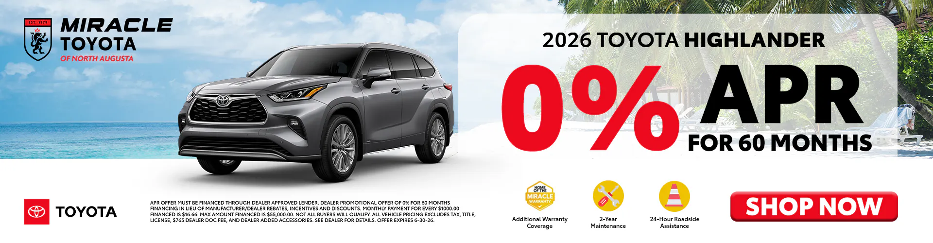 2026 New Toyota Highlander